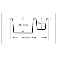 Real Stone P005 TROYA 100 1.5 GÖZ DAMLALIKLI GRANİT EVYE CAPPUCINO