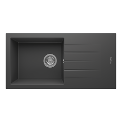 RealStone P011 Assos 86 XL Tek Gözlü Damlalıklı Granit Eviye ANTRASİT