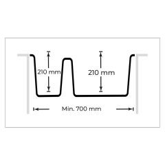 RealStone P024 Artemis 1.5 Gözlü Damlalıklı Granit Eviye SİYAH