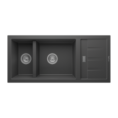 RealStone P024 Artemis 1.5 Gözlü Damlalıklı Granit Eviye ANTRASİT