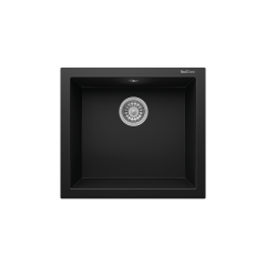 RealStone K005 Gordion 52 Tezgah Altı Granit Eviye SİYAH