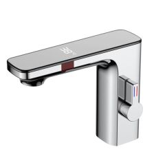 TOUCH KROM FOTOSELLİ  LAVABO BATARYASI (ÇİFT SU GİRİŞLİ)