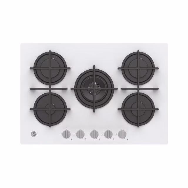 HOOVER HVG74WK3W 5 GÖZ BEYAZ ANKASTRE CAM OCAK