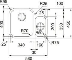 122.0736.139 - CELIK EVYE  SMART SRX 160-34-16 1.5 GÖZLÜ TEZGAHALTI