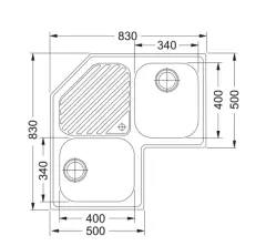 101.0021.585 - CELIK EVYE ANGOLA PNX 621-E KÖSE 2 GÖZLÜ DAMLALIKLI