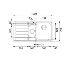 101.0656.168 - CELIK EVYE NEPTUNE NEX 651 1.5 GÖZLÜ SOL DAMLALIKLI
