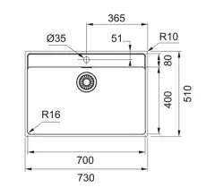 127.0655.171 - ÇELIK EVYE MRX 210-70