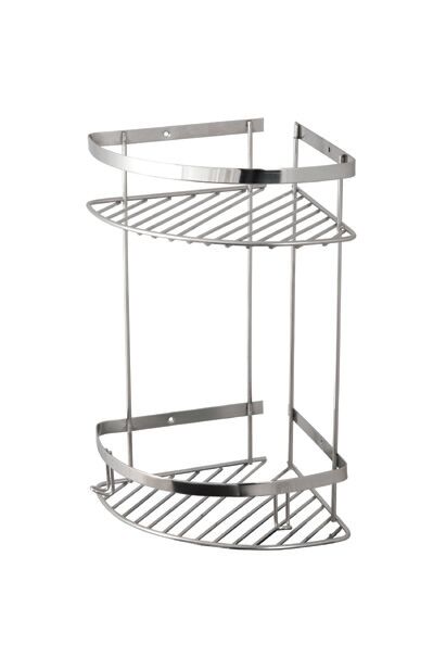 İkili  Köşe Şampuanlık 18x18 cm