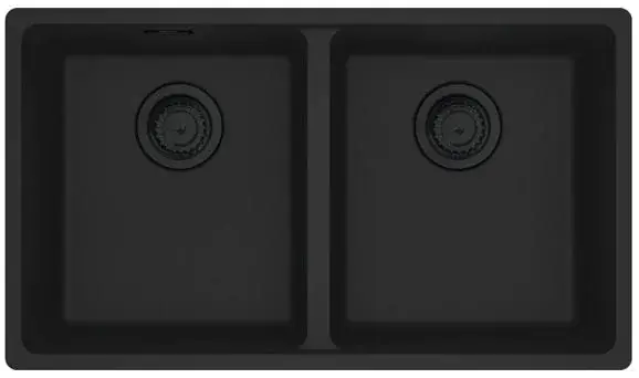 125.0686.731 - FRAGRANIT EVYE MARIS MRG 120-35-35 Matt Black 2 GÖZLÜ DAMLALIKSIZ