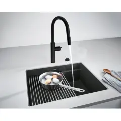 125.0718.450 - FRAGRANIT EVYE KUBUS KNG 110-52 MATT BLACK TEK GÖZLÜ