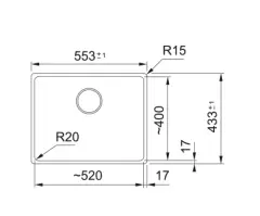 125.0688.487 - FRAGRANIT EVYE MARIS MRG 110-52 NERO TEK GÖZLÜ DAMLALIKSIZ BX
