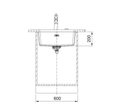 125.0688.487 - FRAGRANIT EVYE MARIS MRG 110-52 NERO TEK GÖZLÜ DAMLALIKSIZ BX
