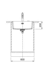 125.0688.488 - FRAGRANIT EVYE MARIS MRG 110-52 BIANCO TEK GÖZLÜ DAMLALIKSIZ BX