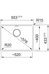 125.0688.488 - FRAGRANIT EVYE MARIS MRG 110-52 BIANCO TEK GÖZLÜ DAMLALIKSIZ BX