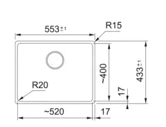 125.0688.492 - FRAGRANIT EVYE MARIS MRG 110-52 OYSTER TEK GÖZLÜ DAMLALIKSIZ BX
