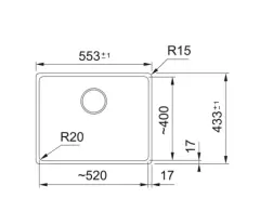 125.0688.493 - FRAGRANIT EVYE MARIS MRG 110-52 STONE GREY TEK GÖZLÜ DAMLALIKSIZ BX