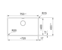 125.0688.494 - FRAGRANIT EVYE MARIS MRG 110-72 NERO TEK GÖZLÜ DAMLALIKSIZ BX