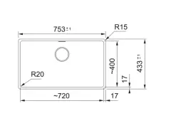 125.0688.495 - FRAGRANIT EVYE MARIS MRG 110-72 BIANCO TEK GÖZLÜ DAMLALIKSIZ BX