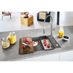 125.0529.855 - FRAGRANIT EVYE KUBUS 2 KNG 110-62 STONE GREY TEK GÖZLÜ DAMLALIKSIZ