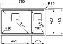 125.0529.874 - FRAGRANIT EVYE KUBUS KNG 120 BIANCO
