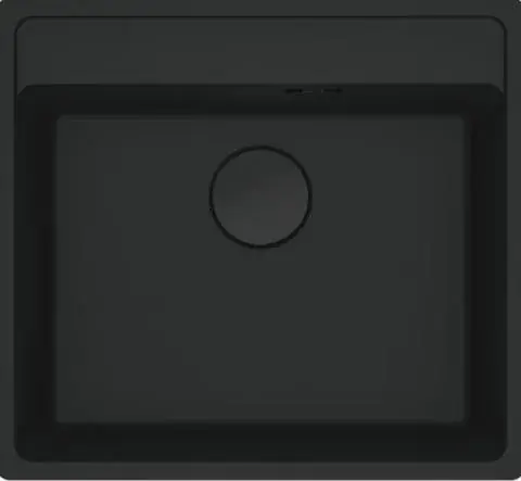 114.0661.642 - FRAGRANIT EVYE MARIS MRG 610-52 TL Matt Black TEK GÖZLÜ DAMLALIKSIZ