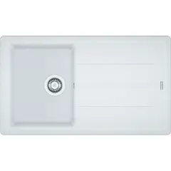 114.0655.972 - FRAGRANIT EVYE BASIS BFG 611 BIANCO TEKGÖZLÜ SAĞ/SOL DAMLALIKLI