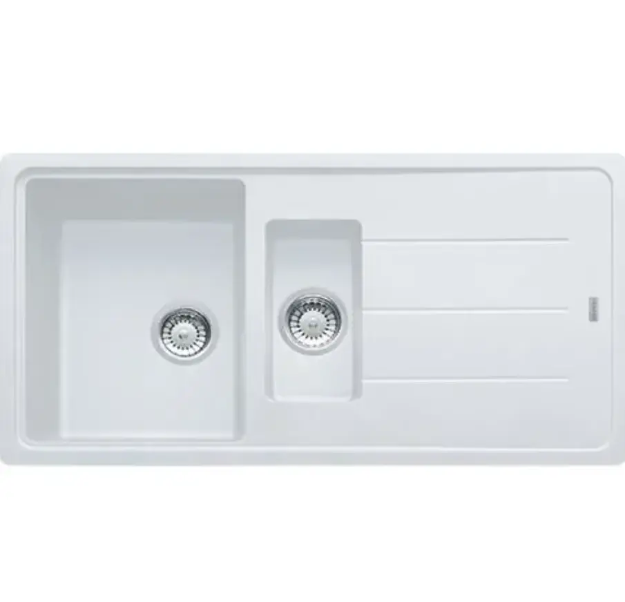 114.0655.950 - FRAGRANIT EVYE BASIS BFG 651 BIANCO 1.5 GÖZLÜ SAĞ/SOL DAMLALIKLI