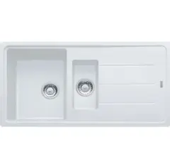 114.0655.950 - FRAGRANIT EVYE BASIS BFG 651 BIANCO 1.5 GÖZLÜ SAĞ/SOL DAMLALIKLI