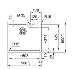 114.0686.794 - FRAGRANIT EVYE URBAN UBG 610-56 OYSTER TEKGÖZLÜ