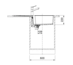 114.0688.453 - FRAGRANIT EVYE URBAN UBG 611-100 STONE GREY TEKGÖZLÜ
