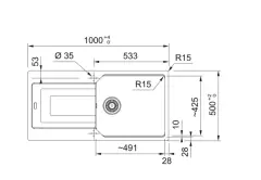 114.0688.454 - FRAGRANIT EVYE URBAN UBG 611-100 OYSTER TEKGÖZLÜ