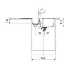 114.0688.460 - FRAGRANIT EVYE URBAN UBG 651-100 OYSTER TEKGÖZLÜ