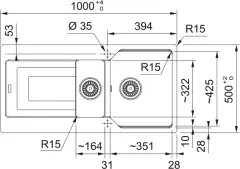114.0729.074 - FRAGRANIT EVYE URBAN UBG 651-100 SLATE GREY TEKGÖZLÜ
