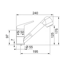 115.0347.111 - EVYE ARMATÜRÜ NOVARA PLUS