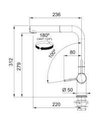 115.0663.801 - EVYE ARMATÜRÜ ACTIVE PLUS DOCCIA KROM