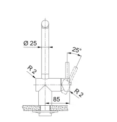 115.0521.438 - EVYE ARMATÜRÜ ATLAS NEO DOCCIA