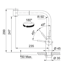 115.0521.441 - EVYE ARMATÜRÜ ATLAS NEO DOCCIA SPREY