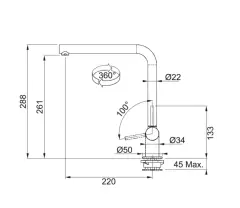 115.0263.158 - EVYE ARMATÜRÜ NEPTUN STYLE WİNDOW SOLUTION
