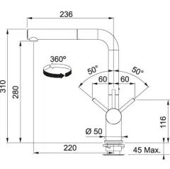 115.0663.755  - EVYE ARMATÜRÜ ACTİVE PLUS AVENA