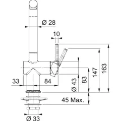 115.0722.127 - EVYE ARMATÜRÜ ACTİVE PLUS SLATE GREY