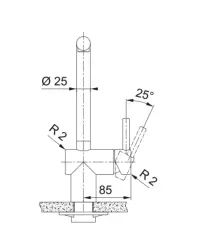 115.0628.208 - EVYE ARMATÜRÜ ATLAS NEO COPPER