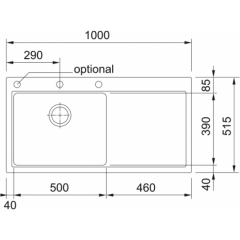 114.0742.323 - FRAGRANIT EVYE MYTHOS MTG 611-100 BIANCO SAĞ DAMLALIK