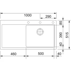 114.0742.324 - FRAGRANIT EVYE MYTHOS MTG 611-100 SLATE GREY SOL DAMLALIK
