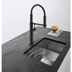 115.0545.136 - EVYE ARMATÜRÜ PESCARA KUĞU MATT BLACK