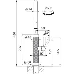 115.0711.557 - EVYE ARMATÜRÜ MASTERPİECE COPPER
