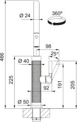 115.0711.558 - EVYE ARMATÜRÜ MASTERPİECE GOLD