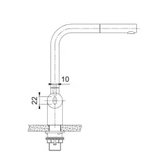 115.0625.523 - EVYE ARMATÜRÜ ATLAS NEO SENSOR DOCCIA CELIK