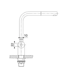 115.0625.527 - EVYE ARMATÜRÜ ATLAS NEO SENSOR DOCCIA  STEEL BLACK