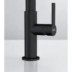 120.0730.911 - EVYE ARMATÜRÜ MARIS SLIM CLEAR MATT BLACK