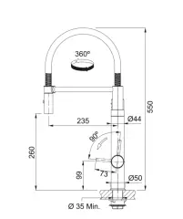 120.0621.230 - EVYE ARMATÜRÜ FİLTRELİ ARMATÜR